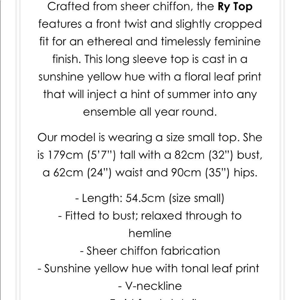 NEW • The East End • Ry Twist Front Chiffon Top - Picture 4 of 7